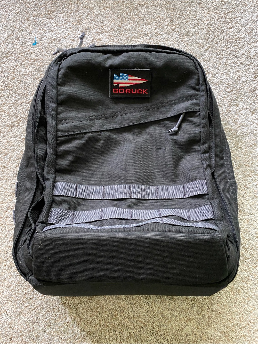 GORUCK GR2 26L Black & Armor Gray Built in USA NWOT Travel Backpack Rare Rucking